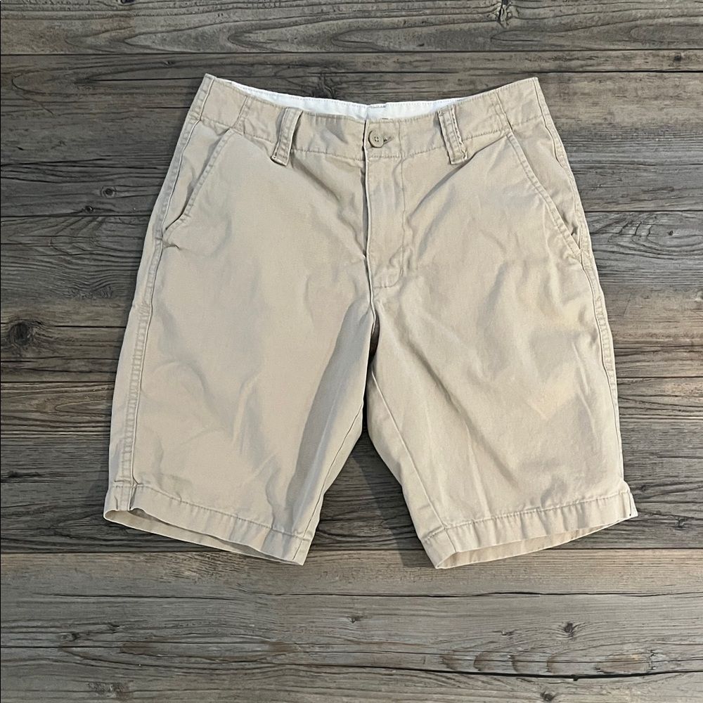 Old Navy Men's Beige Flat Front Shorts